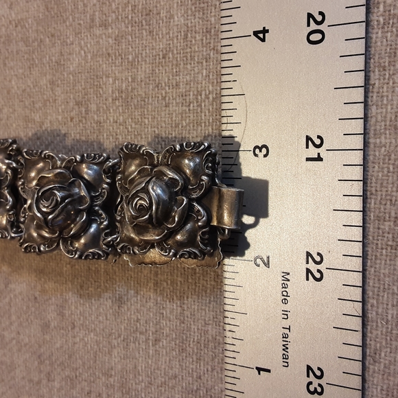 Vintage Spectacular c1940 RUBENS Mexico Rose Bracelet - Picture 11 of 12